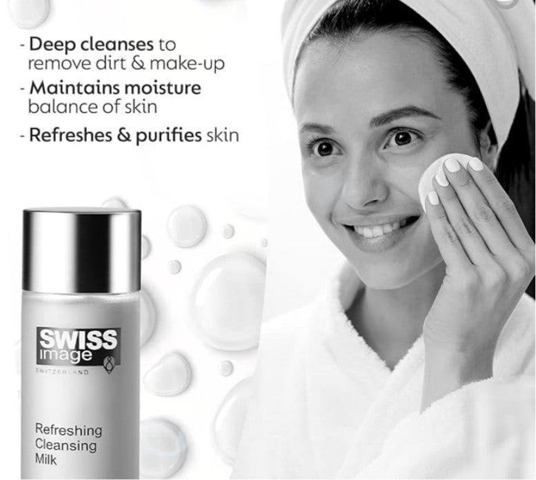 Swiss Image Refreshing Cleansing Milk – Deep Cleansing & Hydrating Formula (200ml)