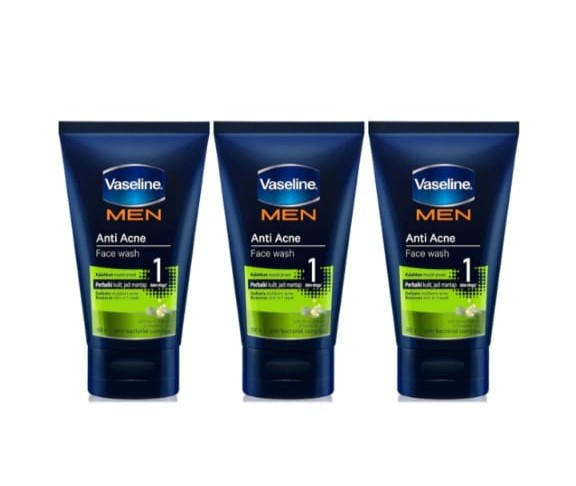Vaseline Men Anti-Acne Face Wash 50GM – Oil Control & Deep Cleansing