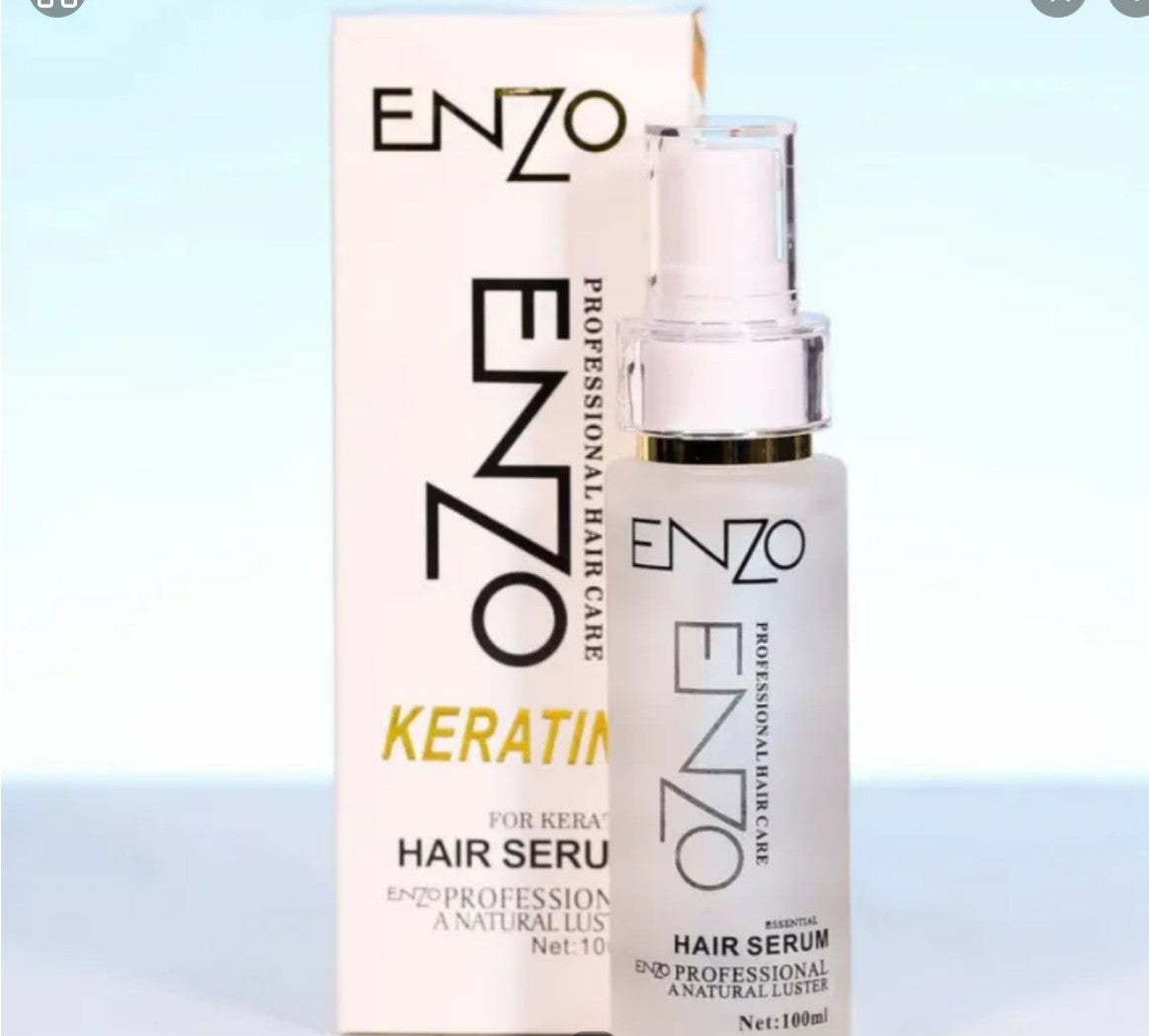ENZO Keratin Hair Serum – For Frizzy & Dry Hair | Deep Nourishing Serum for Men & Women (100 ml)