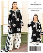 Style-FF 1105 Embroidered 3 pc Unstitched Lawn Dress