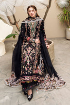 Style-FF 1106 Embroidered 3 pc Unstitched Lawn Dress