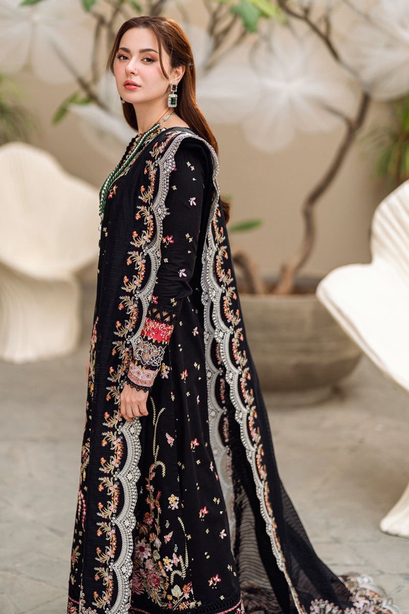 Style-FF 1106 Embroidered 3 pc Unstitched Lawn Dress