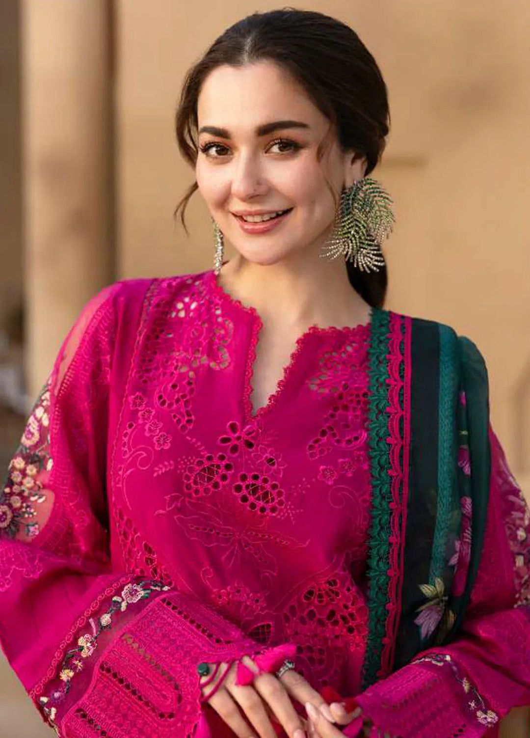 Style-FF 1113 Embroided 3 pc with Digital Printed Dupatah