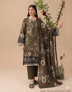 Style-FF 1115 Embroidered 3 pc Unstitched Lawn Dress