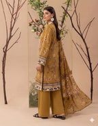 Style-FF 1115 Embroidered 3 pc Unstitched Lawn Dress