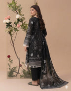Style-FF 1114 Embroidered 3 pc Unstitched Lawn Dress