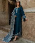 Style-NF 1302 Embroidered 3 pc Unstitched Lawn Dress