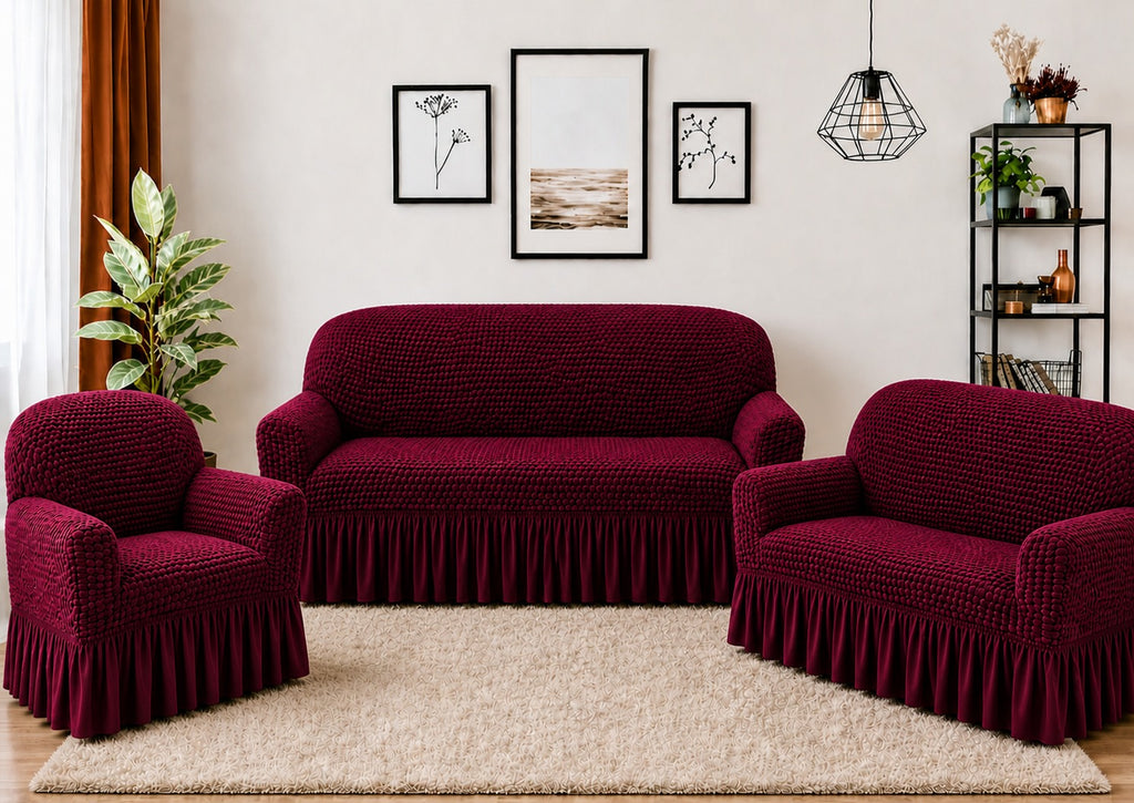 Bubble Turkish Style 6 SEATER Sofa Cover