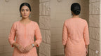 Style-FF 1127 Peach Pink Embroidered 2 pc Unstitched Lawn Dress