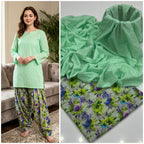 Style-FF 1131 Mint Green Embroidered 2 pc Unstitched Lawn Dress