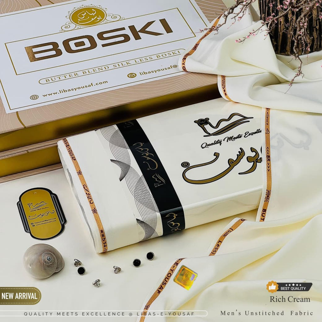 Rich Cream Boski by Libas e Yousaf