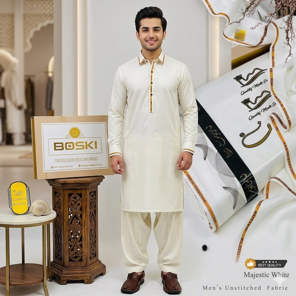 Majestic White Boski by Libas e Yousaf