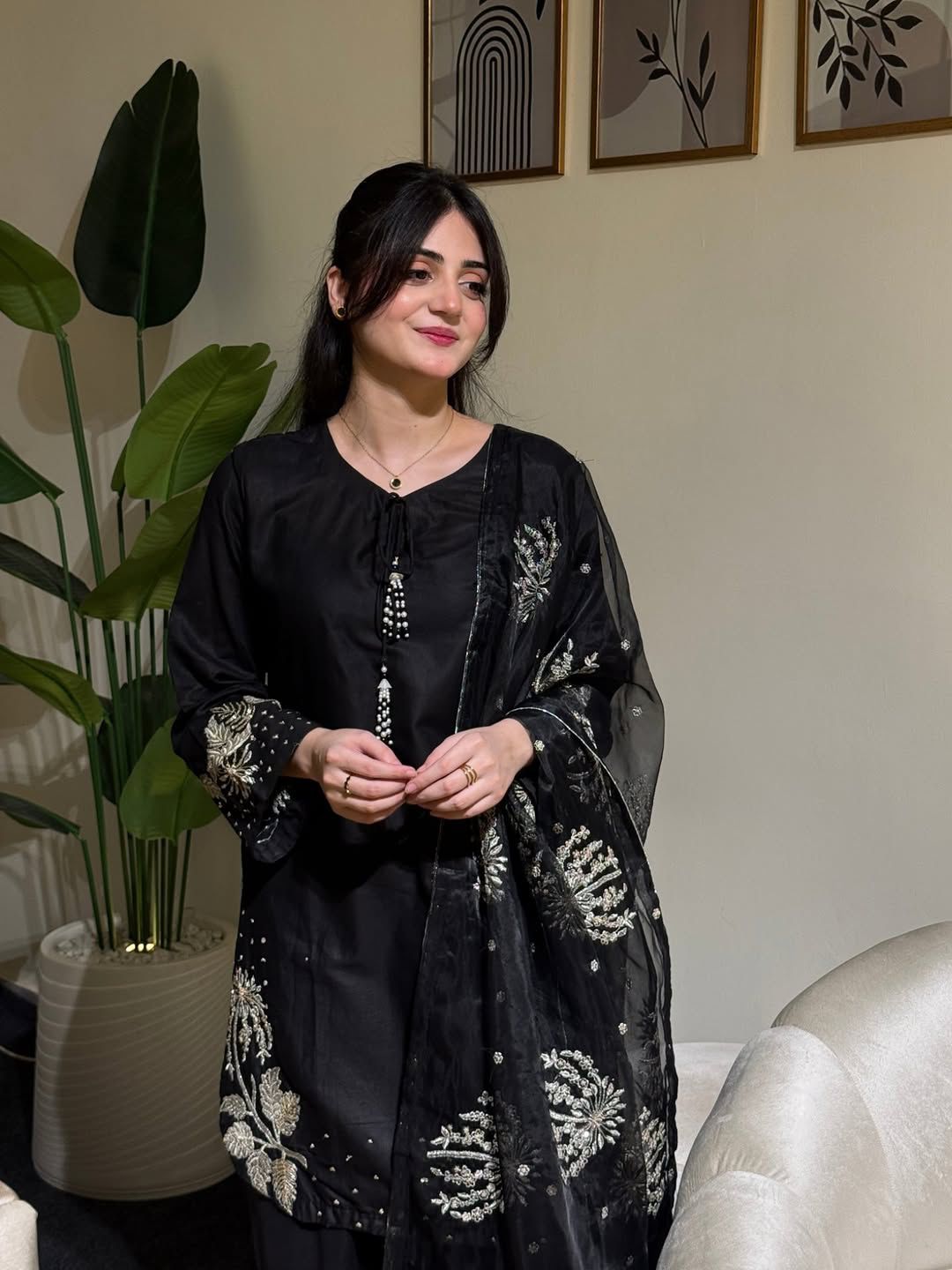 Style-NF 1310 Embroidered 3 pc Unstitched Lawn Dress