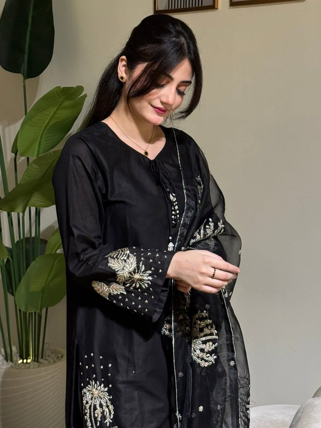 Style-NF 1310 Embroidered 3 pc Unstitched Lawn Dress