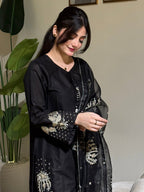 Style-NF 1310 Embroidered 3 pc Unstitched Lawn Dress