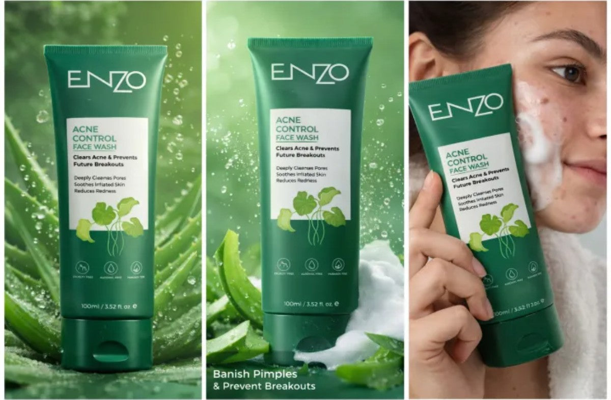 ENZO Acne Control Face Wash – Deep Cleansing & Acne Care (100ml)