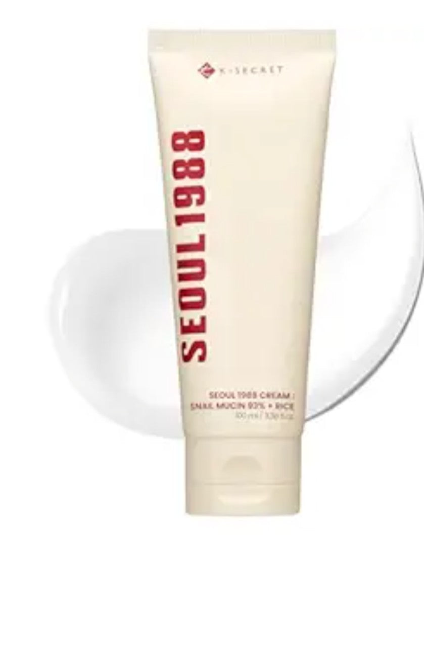 K-Secret Seoul 1988 Snail Mucin Cream – Hydrating & Repair Face Cream