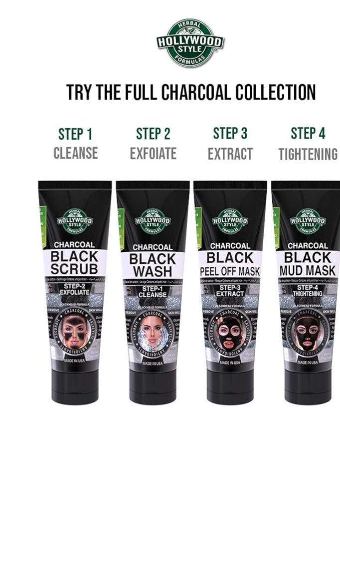 Hollywood Style Black Carbon Peel Off Mask 100ml – Deep Cleansing & Blackhead Remover