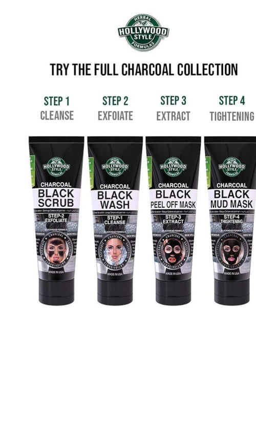Hollywood Style Black Carbon Peel Off Mask 100ml – Deep Cleansing & Blackhead Remover