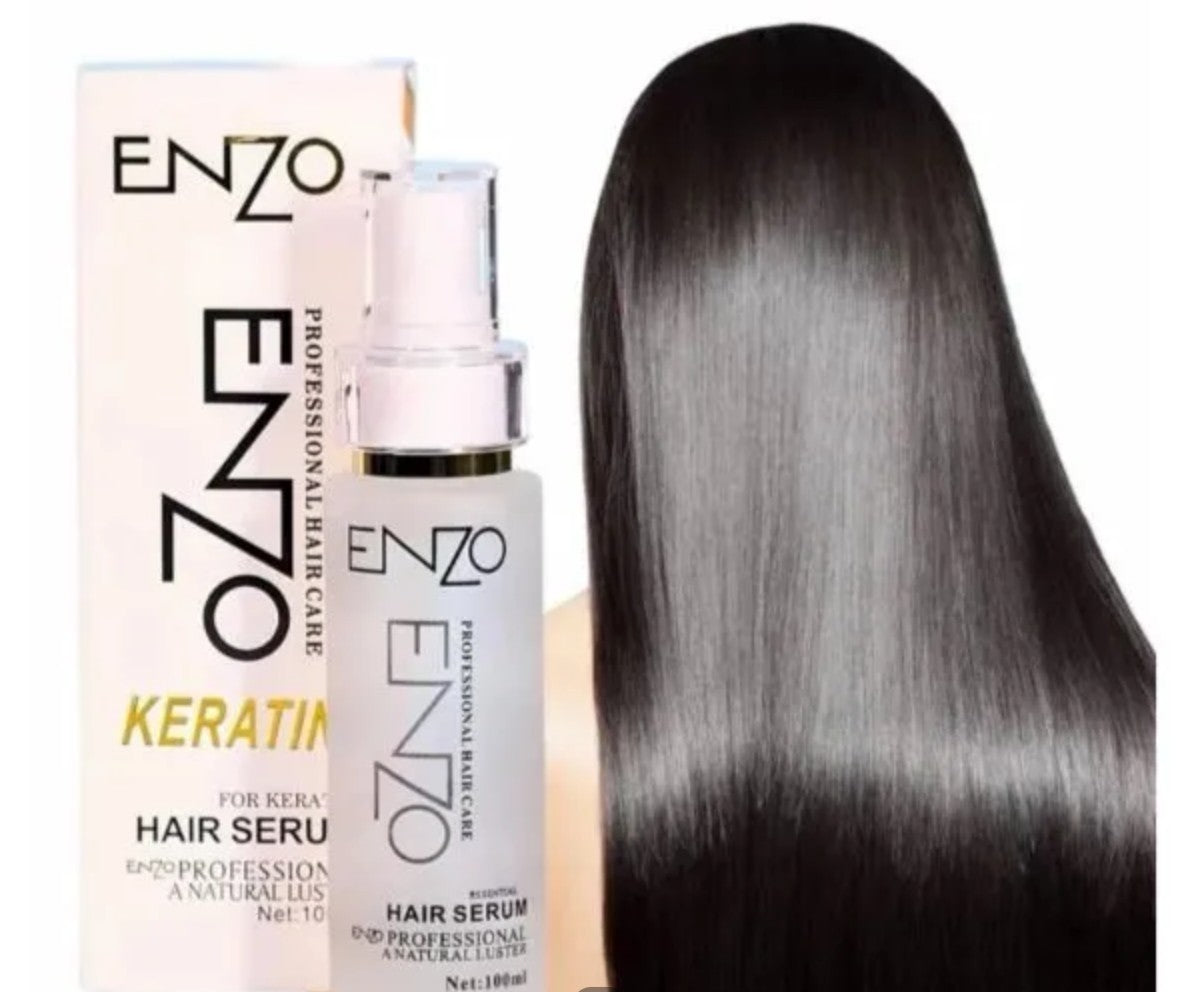 ENZO Keratin Hair Serum – For Frizzy & Dry Hair | Deep Nourishing Serum for Men & Women (100 ml)