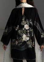 Style-FF 1101 Embroidered 3 pc Unstitched Lawn Dress