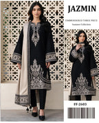 Style-FF 1103 Embroidered 3 pc Unstitched Lawn Dress