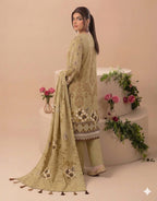 Style-FF 1118 Embroidered 3 pc Unstitched Lawn Dress
