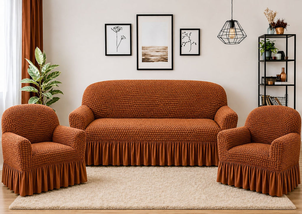 Bubble Turkish Style 5 SEATER Sofa Cover