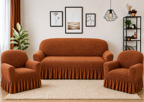 Bubble Turkish Style 5 SEATER Sofa Cover