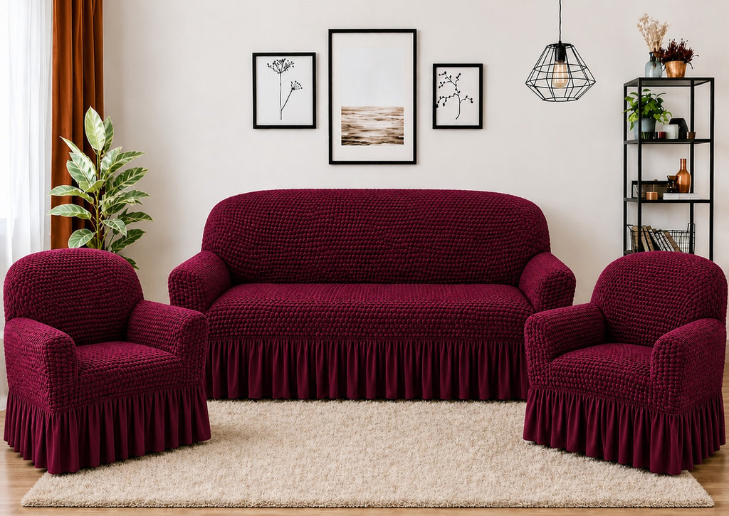 Bubble Turkish Style 5 SEATER Sofa Cover