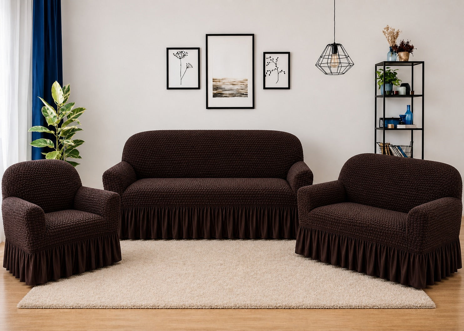 Bubble Turkish Style 6 SEATER Sofa Cover