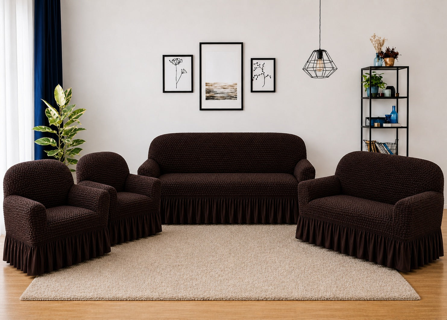 Bubble Turkish Style 7 SEATER Sofa Cover
